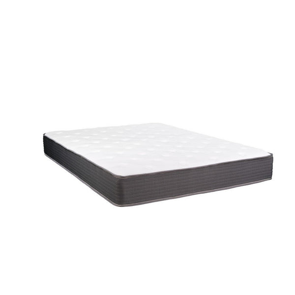 benzara Cari 8 Inch Hybrid Queen Size Mattress Cool Gel Memory Foam Pocket Coil - BM286353