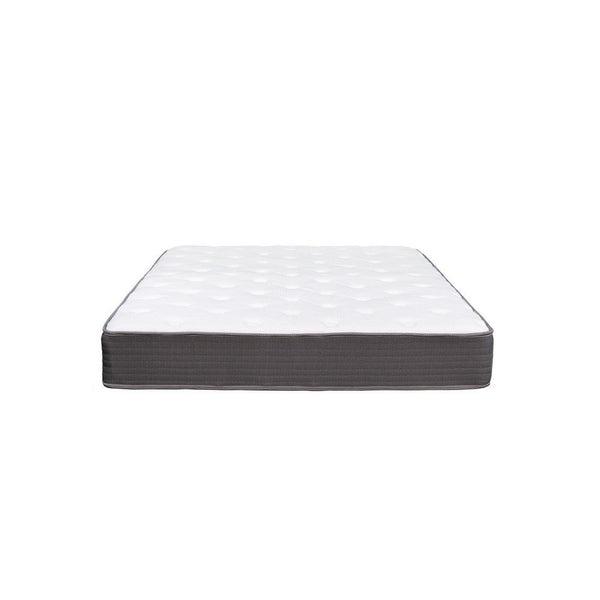 Benzara Cari 8 Inch Hybrid Twin Size Mattress Cool Gel Memory Foam Pocket Coil - BM286354