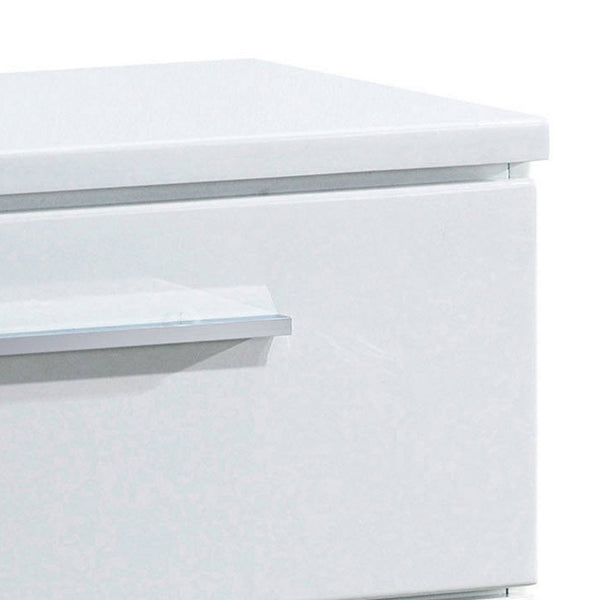 Benzara Clementine Contemporary Nightstand White - BM123071