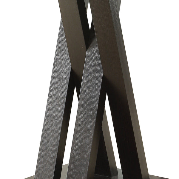 Benzara Contemporary Style Wooden Bar Table Brown - BM68966