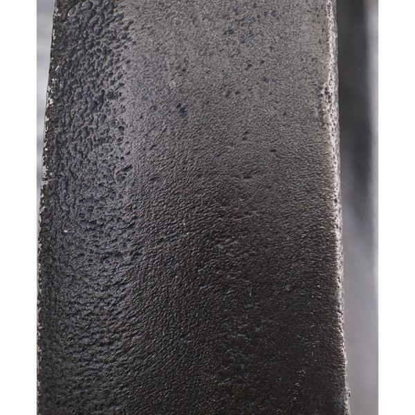 Benzara Dalie Sculpture Round Metal Accent Tabletop Size 14 Inch Black -BM327755