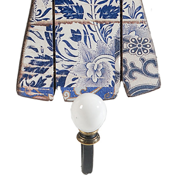 Benzara Nature Print Wall Decor With Four Metal Hooks Set Of 4 Multicolor - BM202246