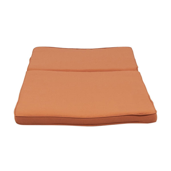 Benzara Pina Cushion For Outdoor Chaise Lounger Waterproof Orange 79 Inch -BM335352