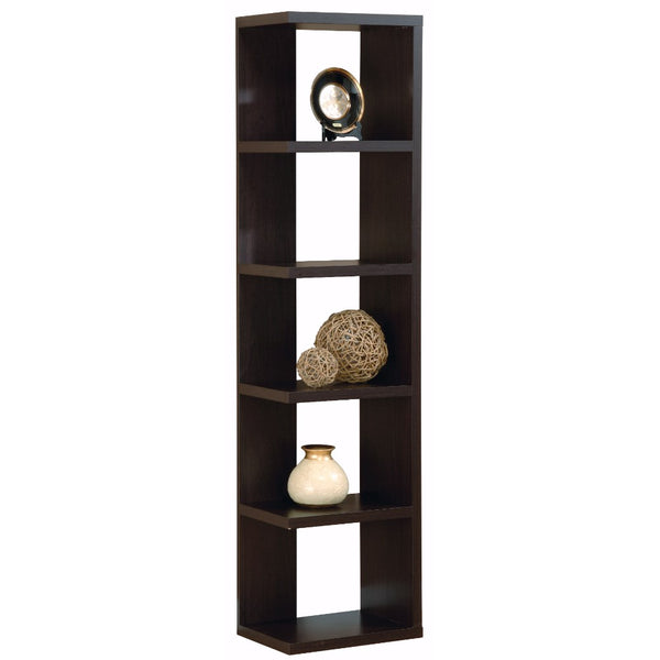 Benzara Simple And Stylish Corner Display Cabinet Brown - BM141945