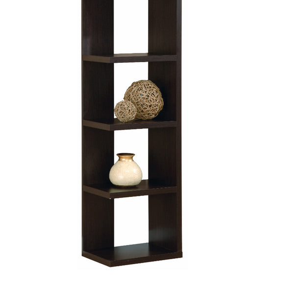 Benzara Simple And Stylish Corner Display Cabinet Brown - BM141945