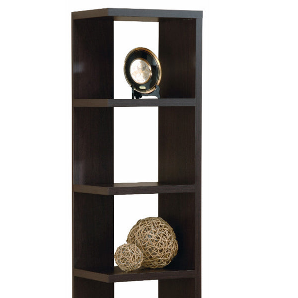 Benzara Simple And Stylish Corner Display Cabinet Brown - BM141945