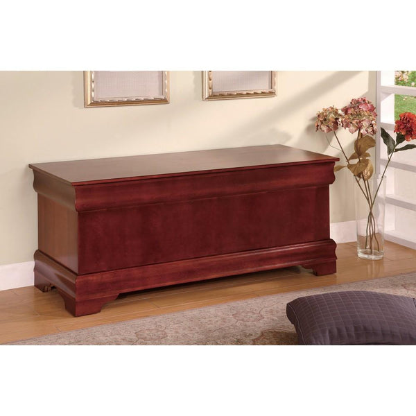 benzara Traditional Style Wooden Cedar Chest Brown - BM159219