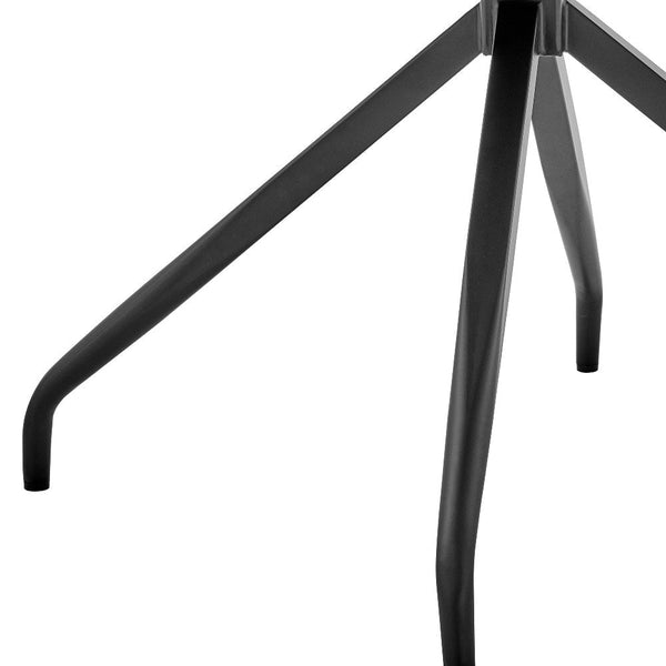 Benzara Velvet Upholstered Contemporary Accent Chair Black And Blue - BM248162