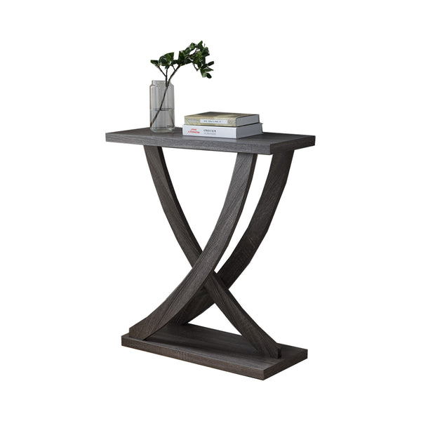 Benzara Wooden Console Table Distressed Gray - BM179742