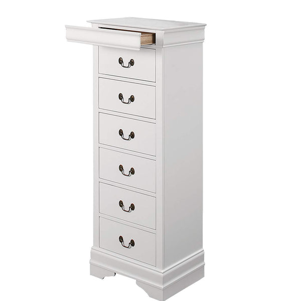 Benzara Wooden Six Drawer Lingerie Chest Grey - BM179884