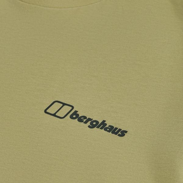 Berghaus Men's Berghaus Center Logo Tee - Natural