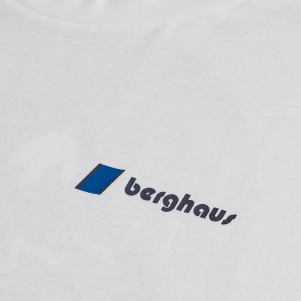 Berghaus Men's Doodle Mountain Patch Tee - White