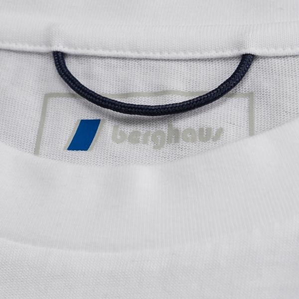 Berghaus Men's Doodle Mountain Patch Tee - White