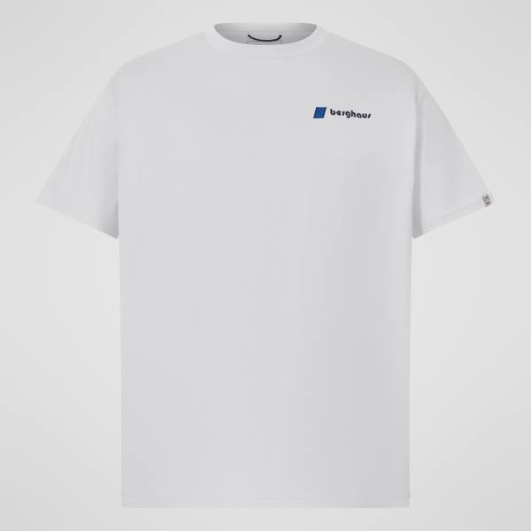 berghaus Men's Doodle Mountain Patch Tee - White