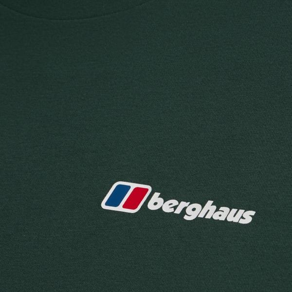 Berghaus Men's Dotted Mountain Tee - Green