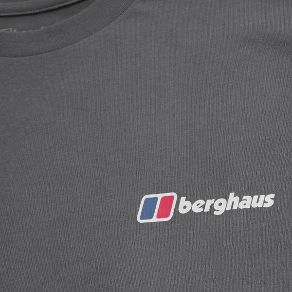 Berghaus Men's Dotted Mountain Tee - Grey