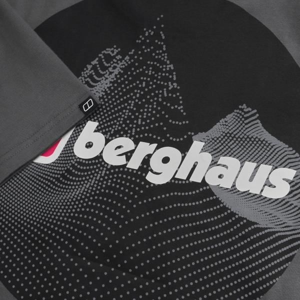 Berghaus Men's Dotted Mountain Tee - Grey