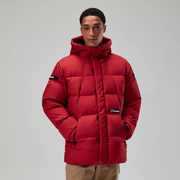 Berghaus Men's Fawdon Down Jacket Dark Red/Black - S