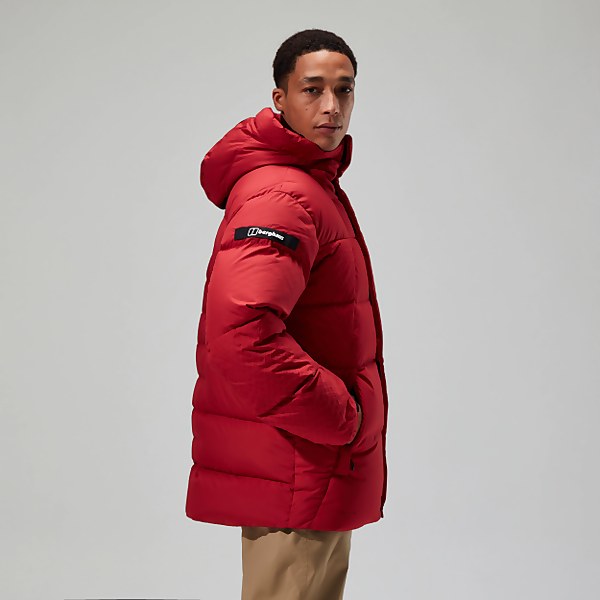 Berghaus Men's Fawdon Down Jacket Dark Red/Black - S