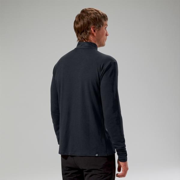 Berghaus Men's Ivyhill Half Zip Top - Black