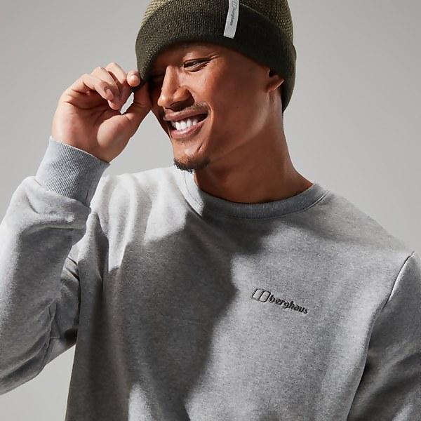 berghaus Men's Logo Crew Dark Grey