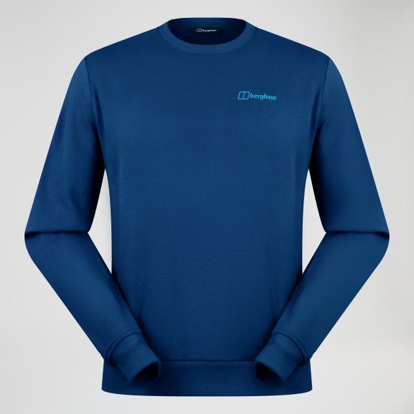 Berghaus Men's Logo Crew Light - Blue