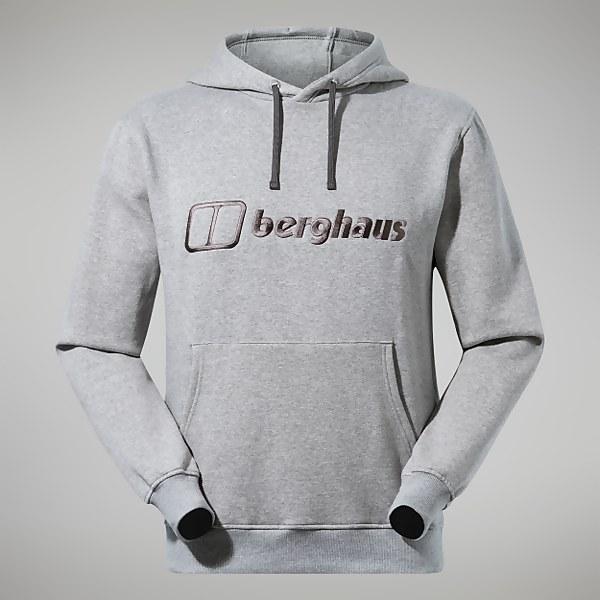 Berghaus Men's Logo Hoody Dark Grey - XS