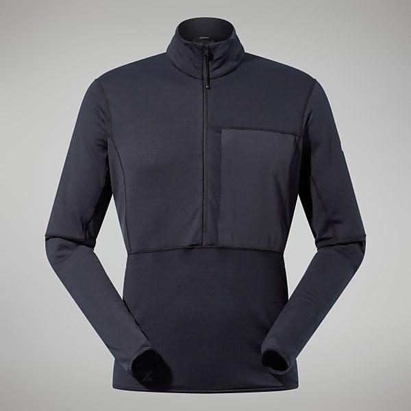 Berghaus Men's MTN Arete LB Half Zip Black - S