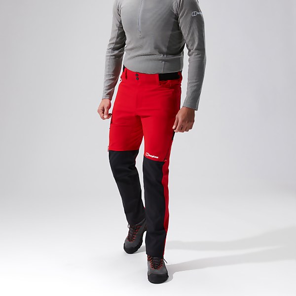 Berghaus Men's MTN Guide Alpine Pant Red/Black - XL
