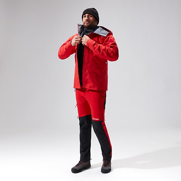 berghaus Men's MTN Guide Alpine Pant Red/Black - XL