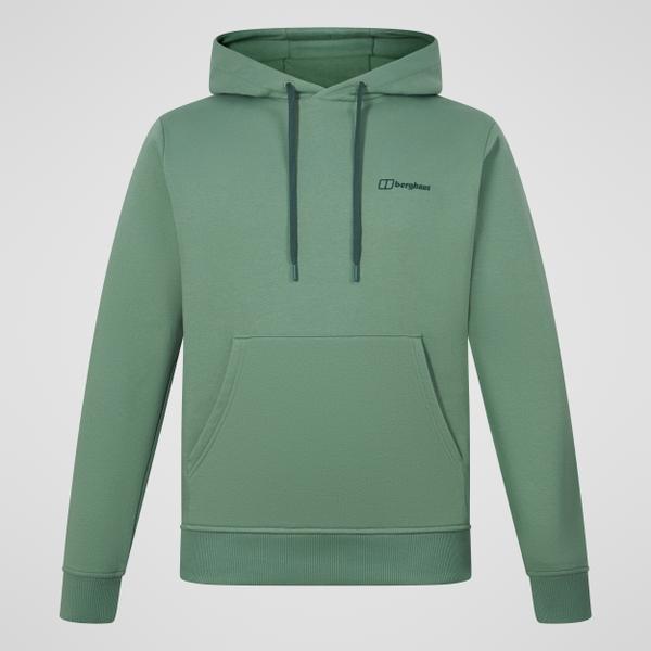 berghaus Men's Small Logo Hoody - Green