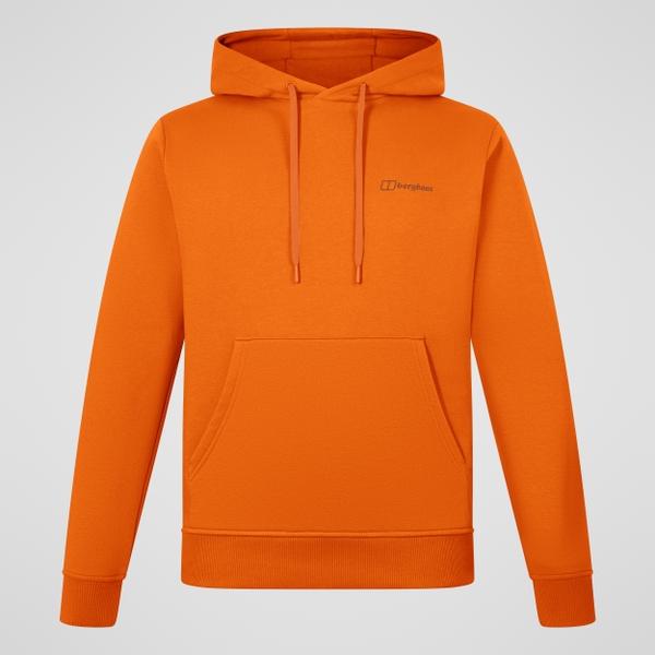 berghaus Men's Small Logo Hoody - Orange