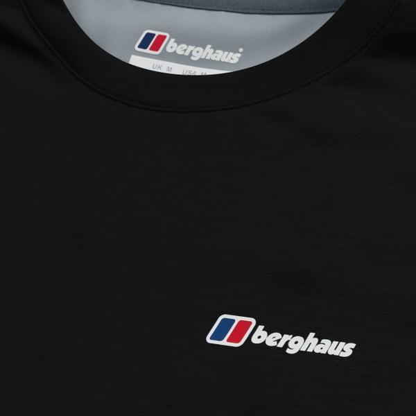 Berghaus Men's Terrain Trek Tech Tee - Black/Grey