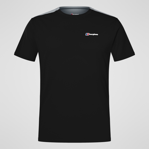 berghaus Men's Terrain Trek Tech Tee - Black/Grey