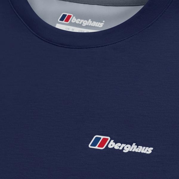 Berghaus Men's Terrain Trek Tech Tee - Blue/Grey