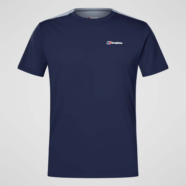 berghaus Men's Terrain Trek Tech Tee - Blue/Grey