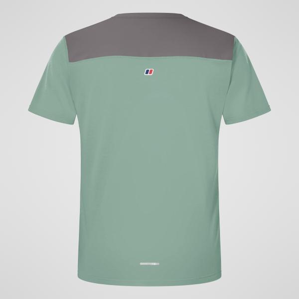 Berghaus Men's Terrain Trek Tech Tee - Green/Grey