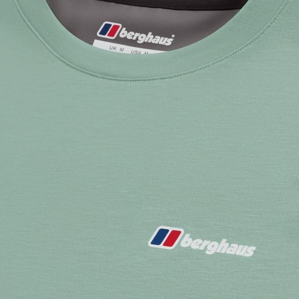 Berghaus Men's Terrain Trek Tech Tee - Green/Grey