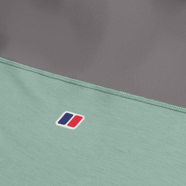 Berghaus Men's Terrain Trek Tech Tee - Green/Grey