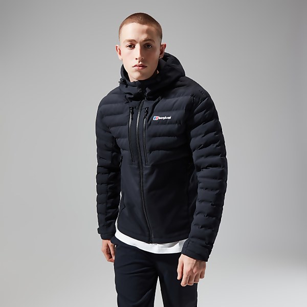 Berghaus Men's Theran Hybrid Hooded Jacket Black - S