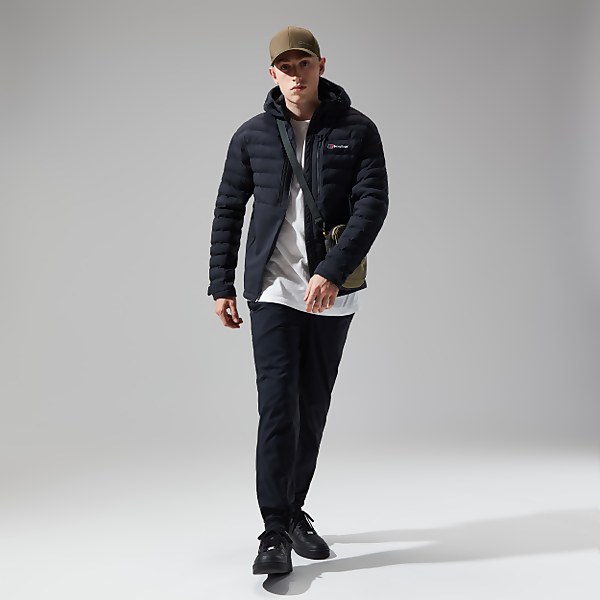 Berghaus Men's Theran Hybrid Hooded Jacket Black - S