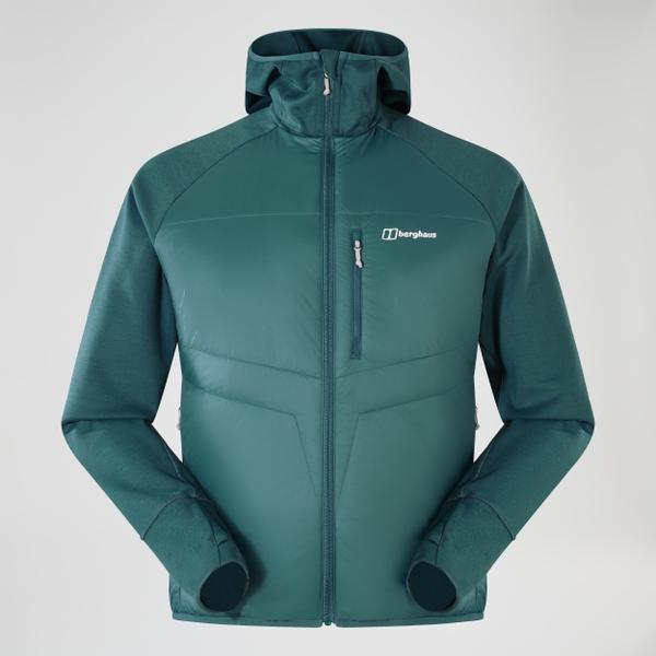 Berghaus Men's Trawden Hybrid Hooded Jacket - Green