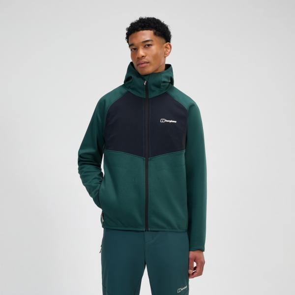 Berghaus Men's Trawden Hybrid Jacket - Green/Black