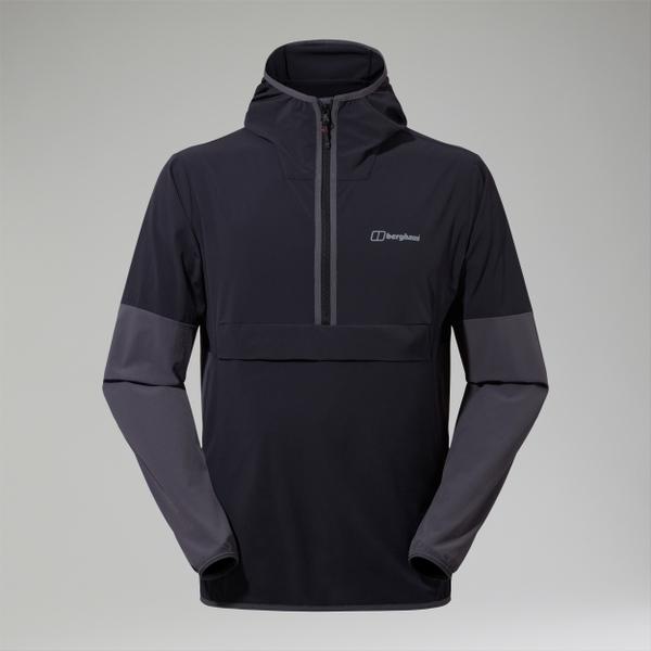 Berghaus Men's Wandermoor Wind Smock Black/Grey - L