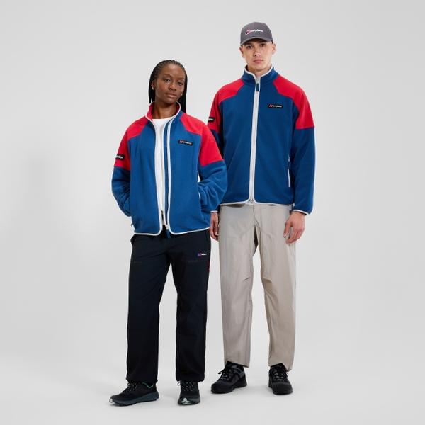 berghaus Unisex 1997 Fleece Jacket - Blue/Red