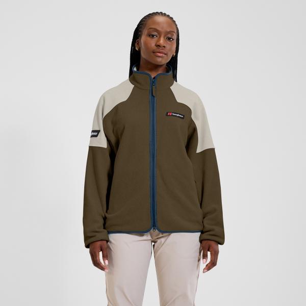 Berghaus Unisex 1997 Fleece Jacket - Brown/Grey