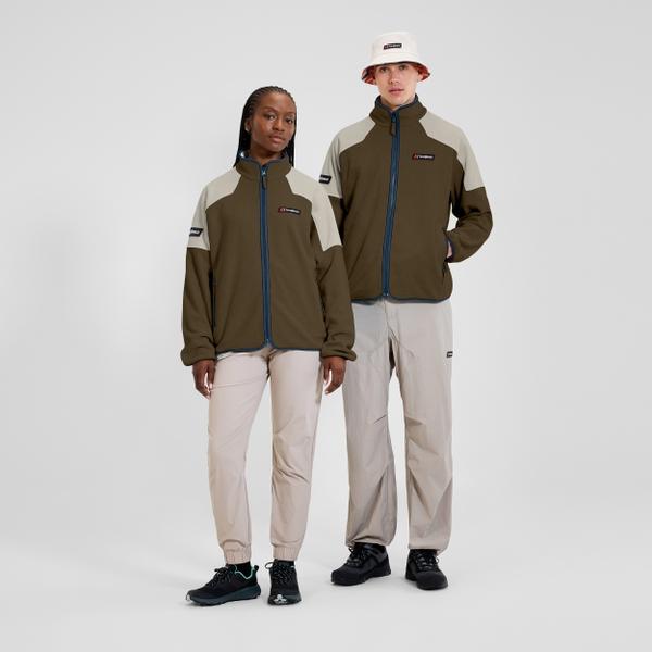 berghaus Unisex 1997 Fleece Jacket - Brown/Grey