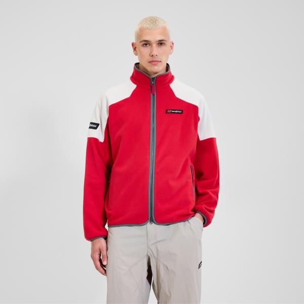 Berghaus Unisex 1997 Fleece Jacket - Red/Natural