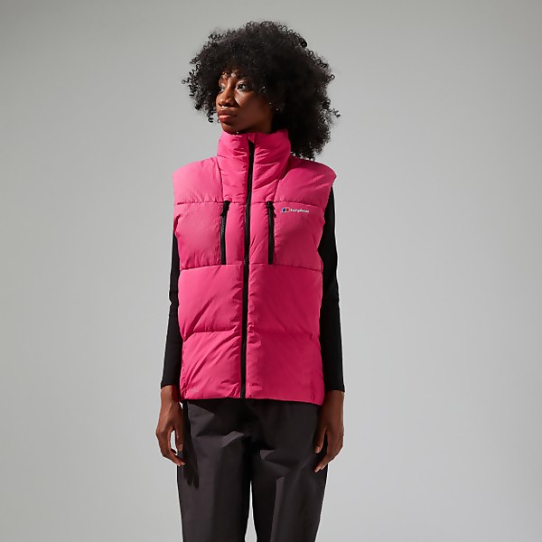 Berghaus Unisex Sabber Down Insulated Gilet - Pink