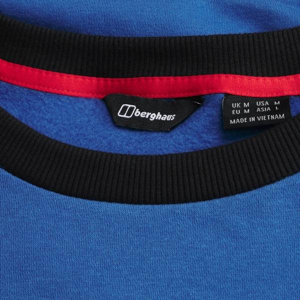 Berghaus Unisex Storm 25 Crew Sweater - Blue/Red